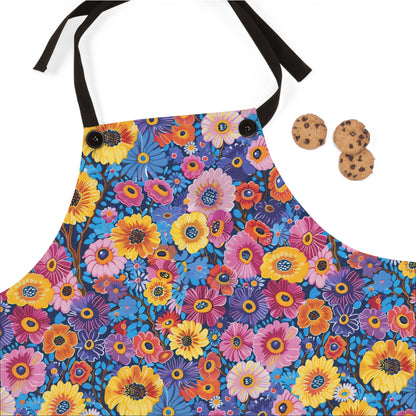 Midnight Garden Whimsy Adult Apron