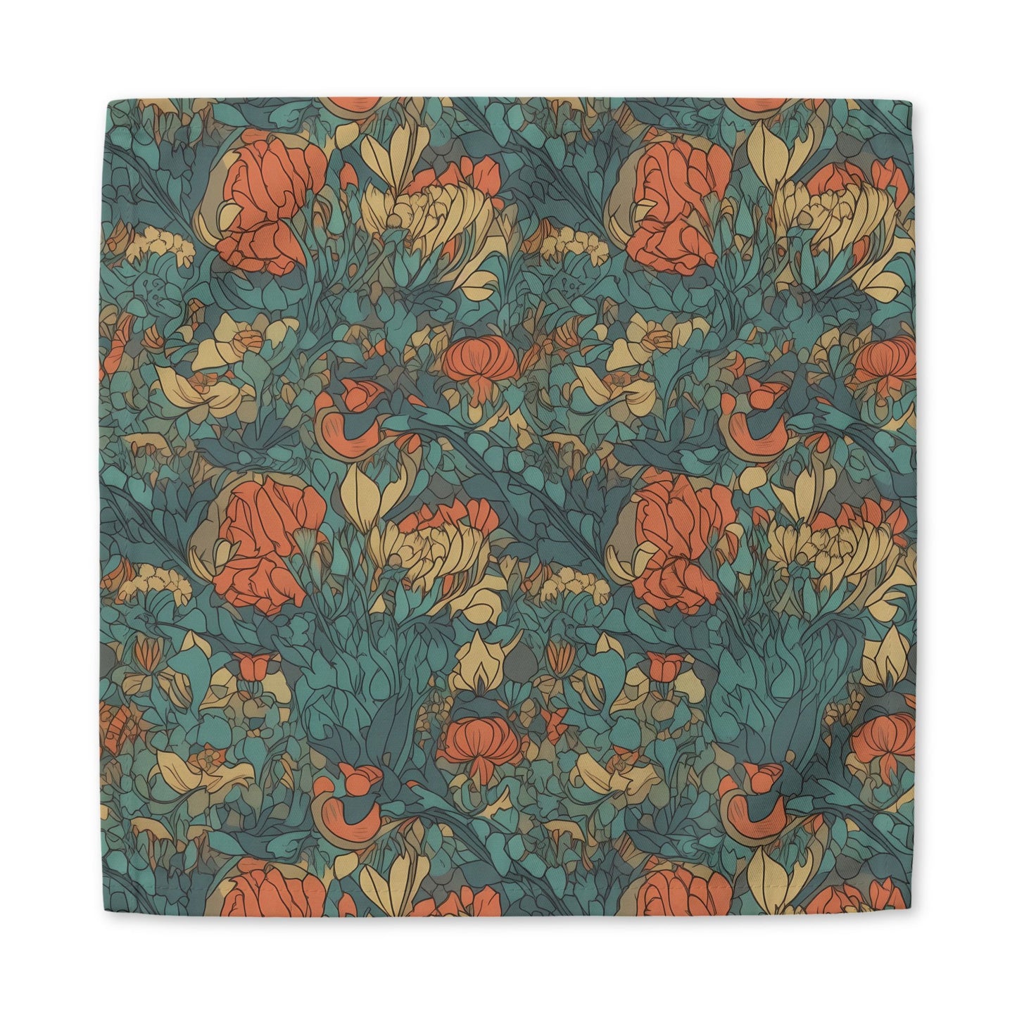 Bohemian Stained Glass Serenity cotton twill napkin