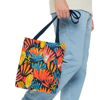 Coral Plume Tote Bag - Carry a Splash of Whimsy with Coral Plume! Available in 3 sizes.