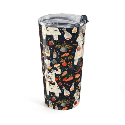 Chef's Delight Insulated Tumbler - 20 oz. Stainless Steel, Glossy Finish