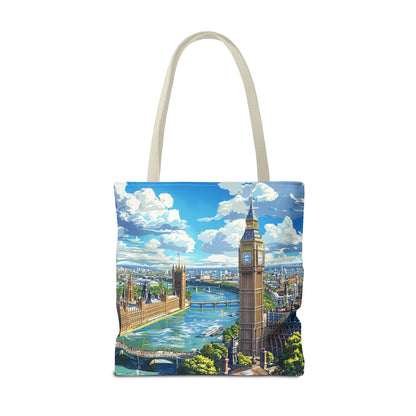 Big Ben River View Tote Bag - Carry the Timeless Charm of London's Iconic Skyline! Available in 3 sizes.