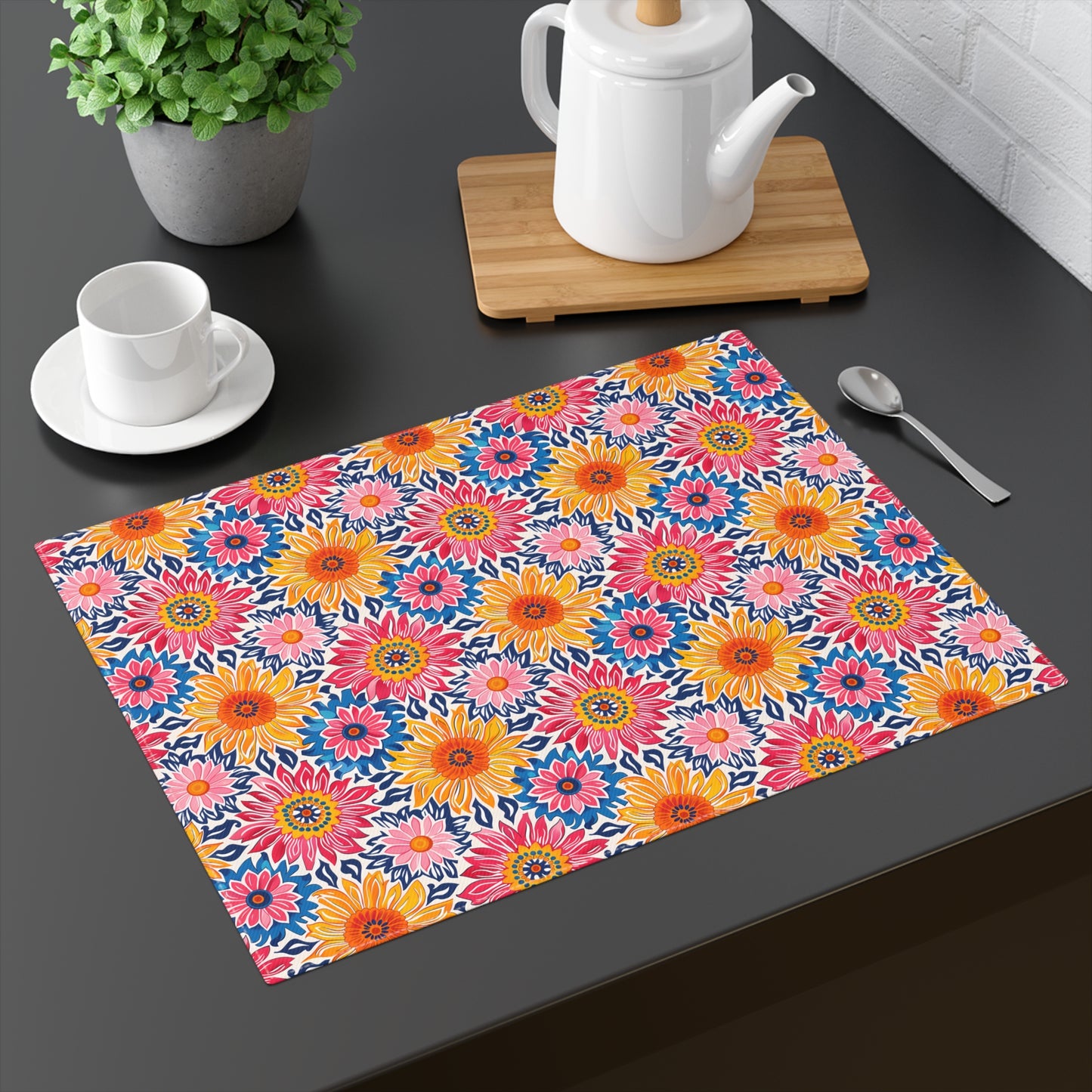 Sunsplash Petals Placemat - 18" x 14".