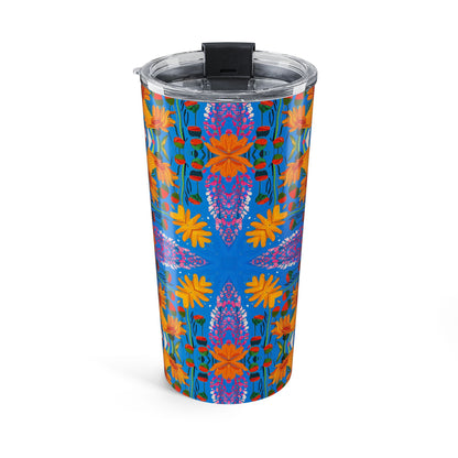 Blooming Mosaic Voyage Insulated Tumbler - 20 oz. Stainless Steel, Glossy Finish