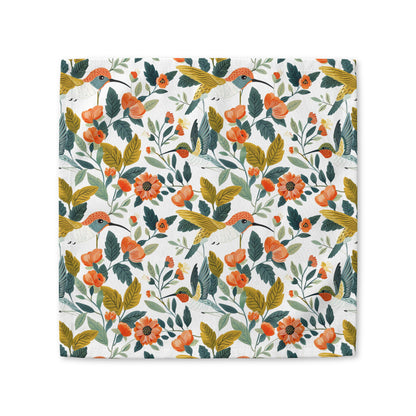 Hummingbird Harmony cotton twill napkin