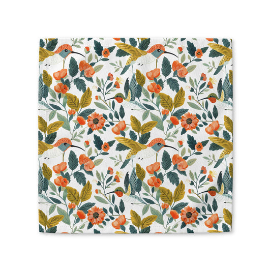 Hummingbird Harmony cotton twill napkin