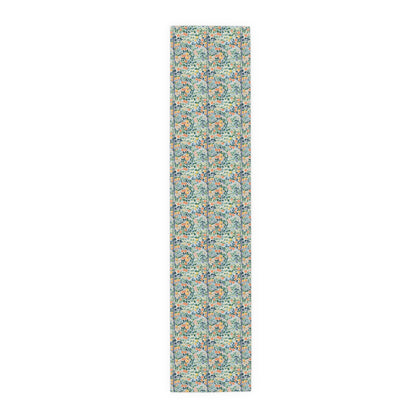 Modern Citrus Tree Table Runner - Cotton Twill - Available in 2 sizes: 16" x 72" and 16" x 90".
