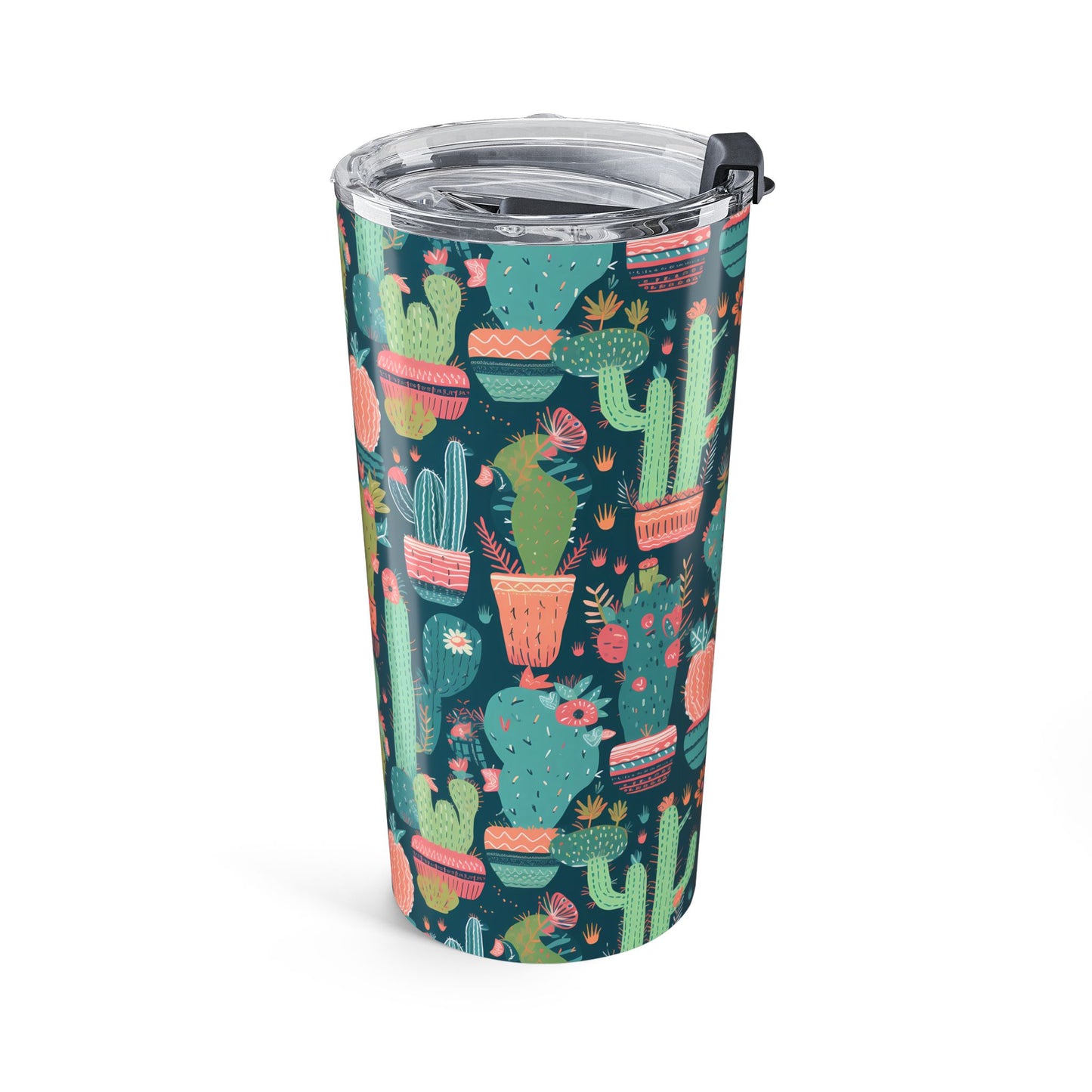Cactus Cacophony Insulated Tumbler - 20 oz. Stainless Steel, Glossy Finish