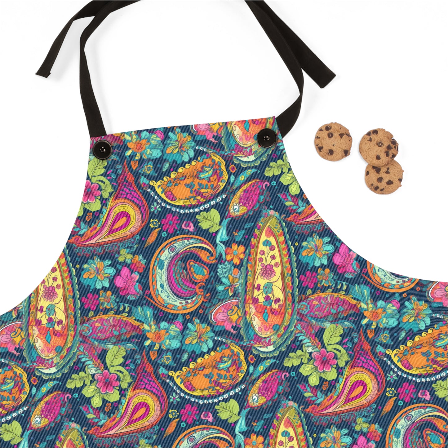 Psychedelic Paisley Party Adult Apron