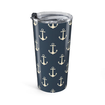 Anchors Aweigh Insulated Tumbler - 20 oz. Stainless Steel, Glossy Finish