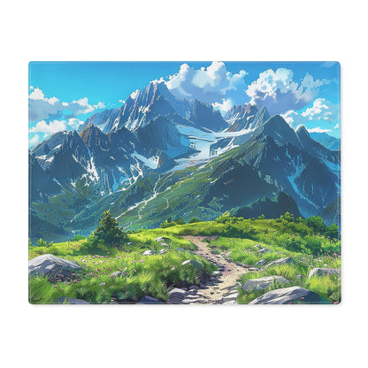 Mountain Hiker's Paradise Placemat - 18" x 14".