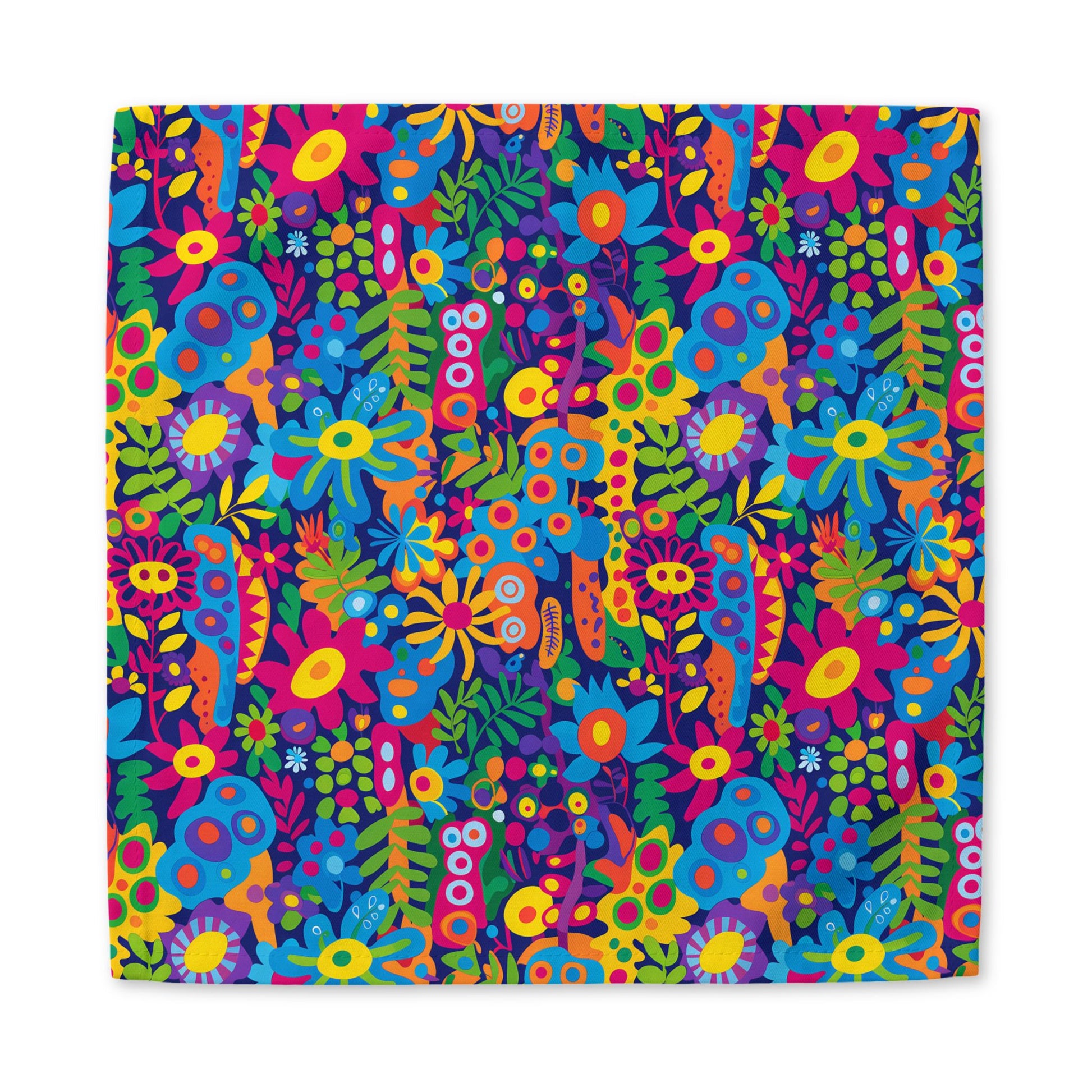 Groovy Garden cotton twill napkin
