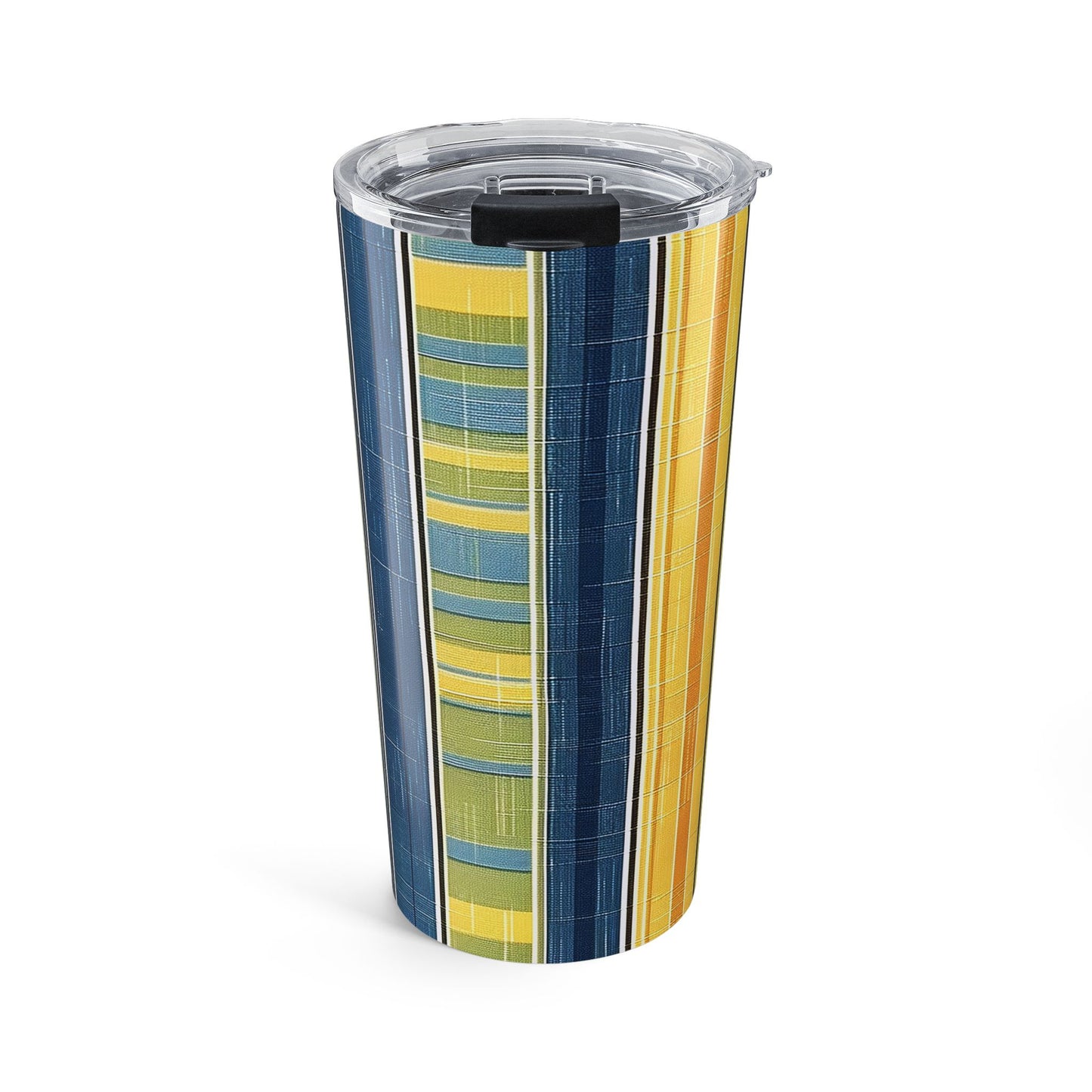 Summer Stripes Delight Insulated Tumbler - 20 oz. Stainless Steel, Glossy Finish