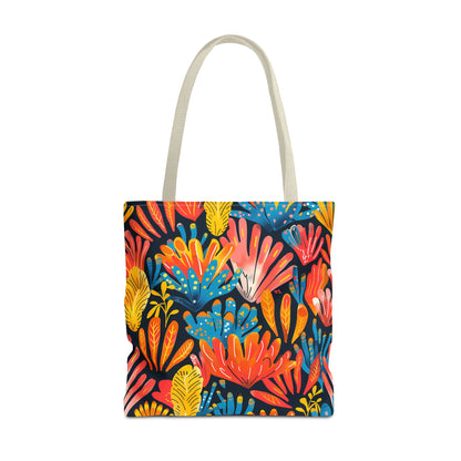 Coral Plume Tote Bag - Carry a Splash of Whimsy with Coral Plume! Available in 3 sizes.