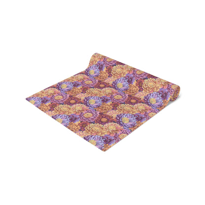Mum's the Word Table Runner - Cotton Twill - Available in 2 sizes: 16" x 72" and 16" x 90".