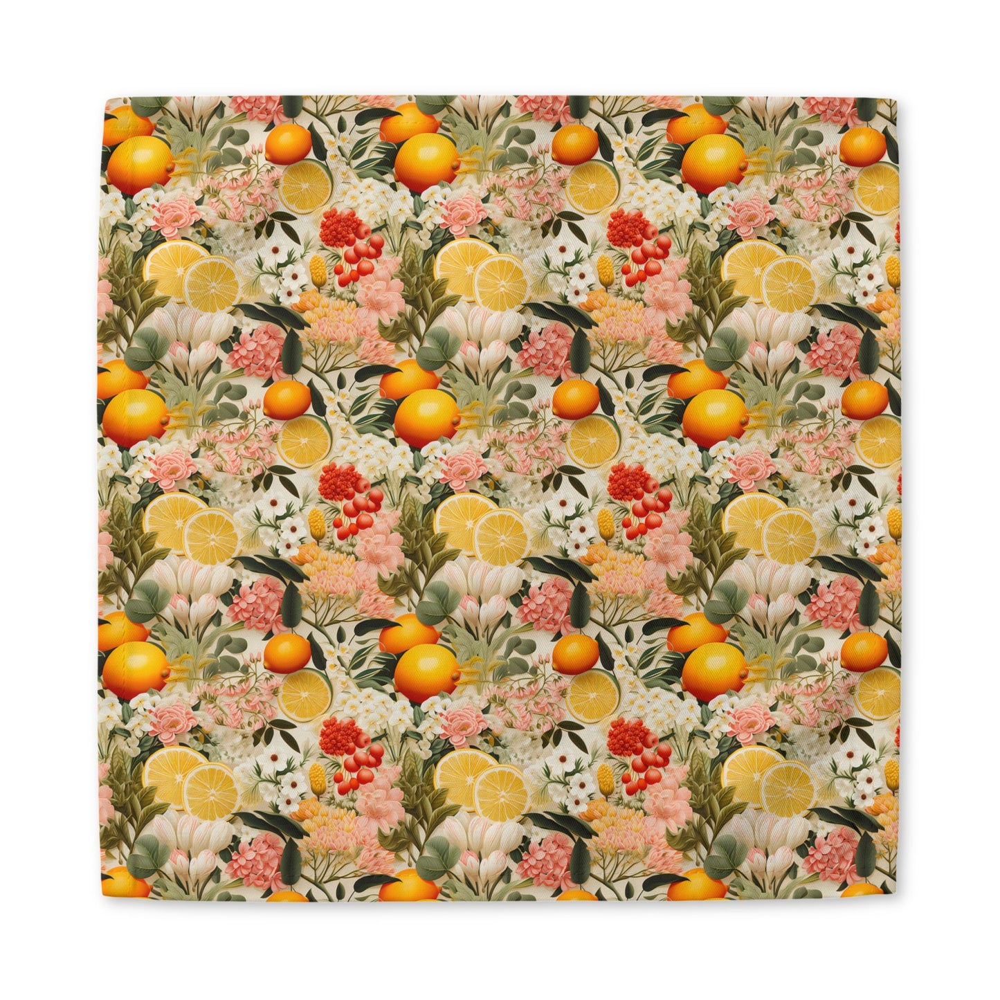 Old World Citrus Delight cotton twill napkin