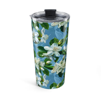Jasmine Whisper Insulated Tumbler - 20 oz. Stainless Steel, Glossy Finish