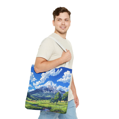 Mount Fuji Serenity Tote Bag - Carry the Tranquil Beauty of Japan's Iconic Peak! Available in 3 sizes.