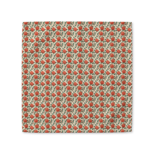 Romantic Rose cotton twill napkin