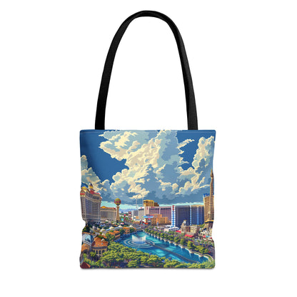 Viva Daytime Las Vegas Tote Bag - Bring the Vegas Vibe to Wherever You Roam! Available in 3 sizes.
