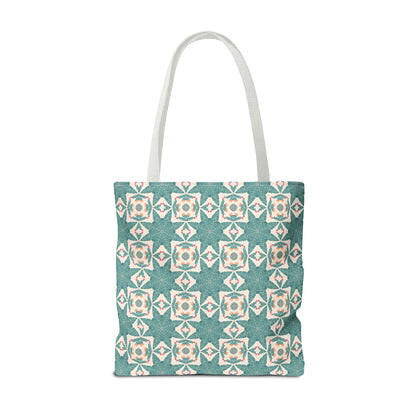 Desert Cactus Star Tile Tote Bag - Carry Southwest Charm Wherever You Go! Available in 3 sizes.