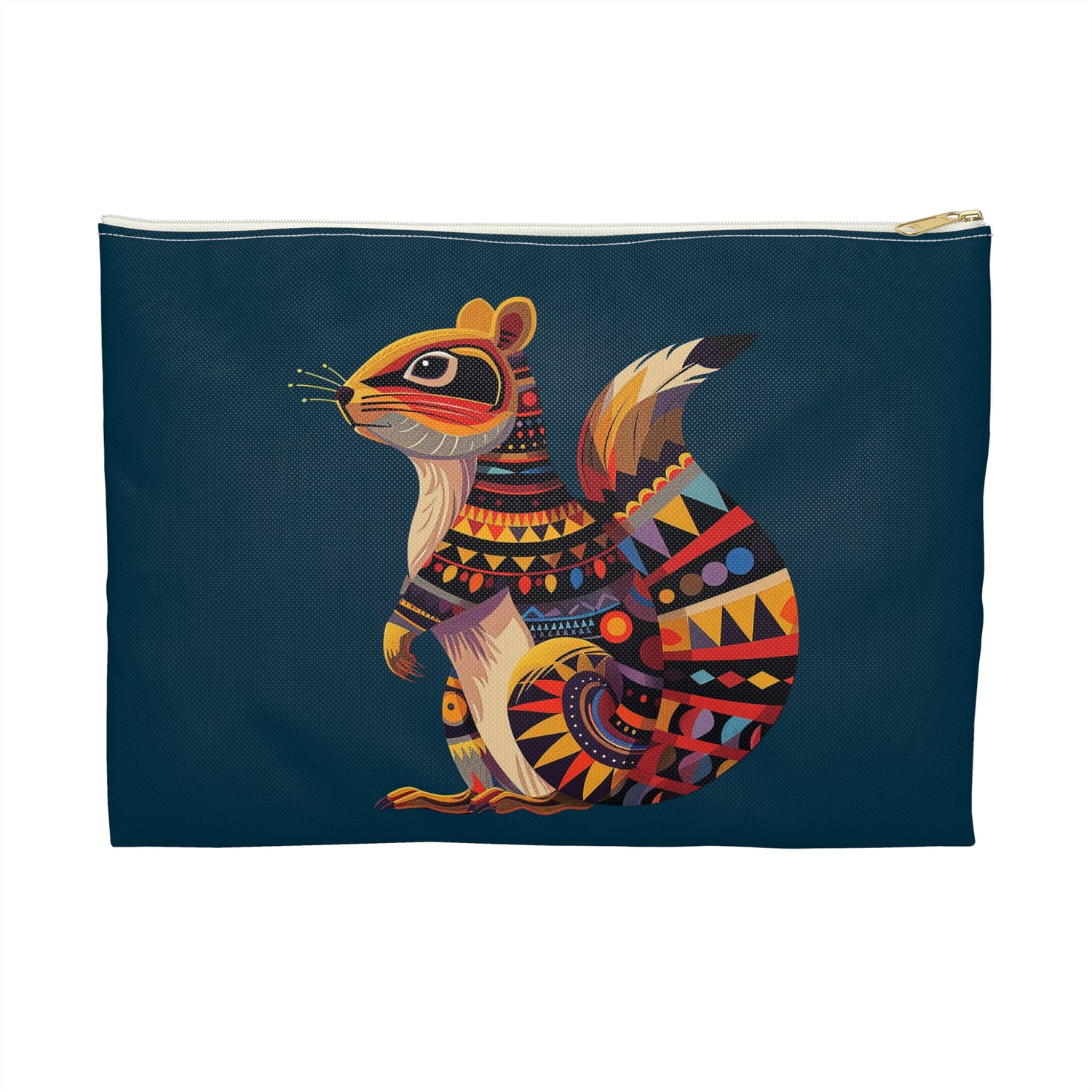 Autumn Squirrel Spirit Accessory Pouch - Carry the Spirit of Fall Wherever You Go! Available in 2 sizes.