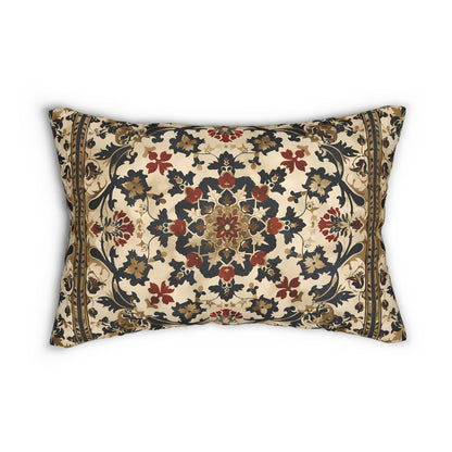 Moroccan Charm Lumbar Pillow - Spun Polyester - Double-Sided Print - Concealed Zipper - 20" x 14"