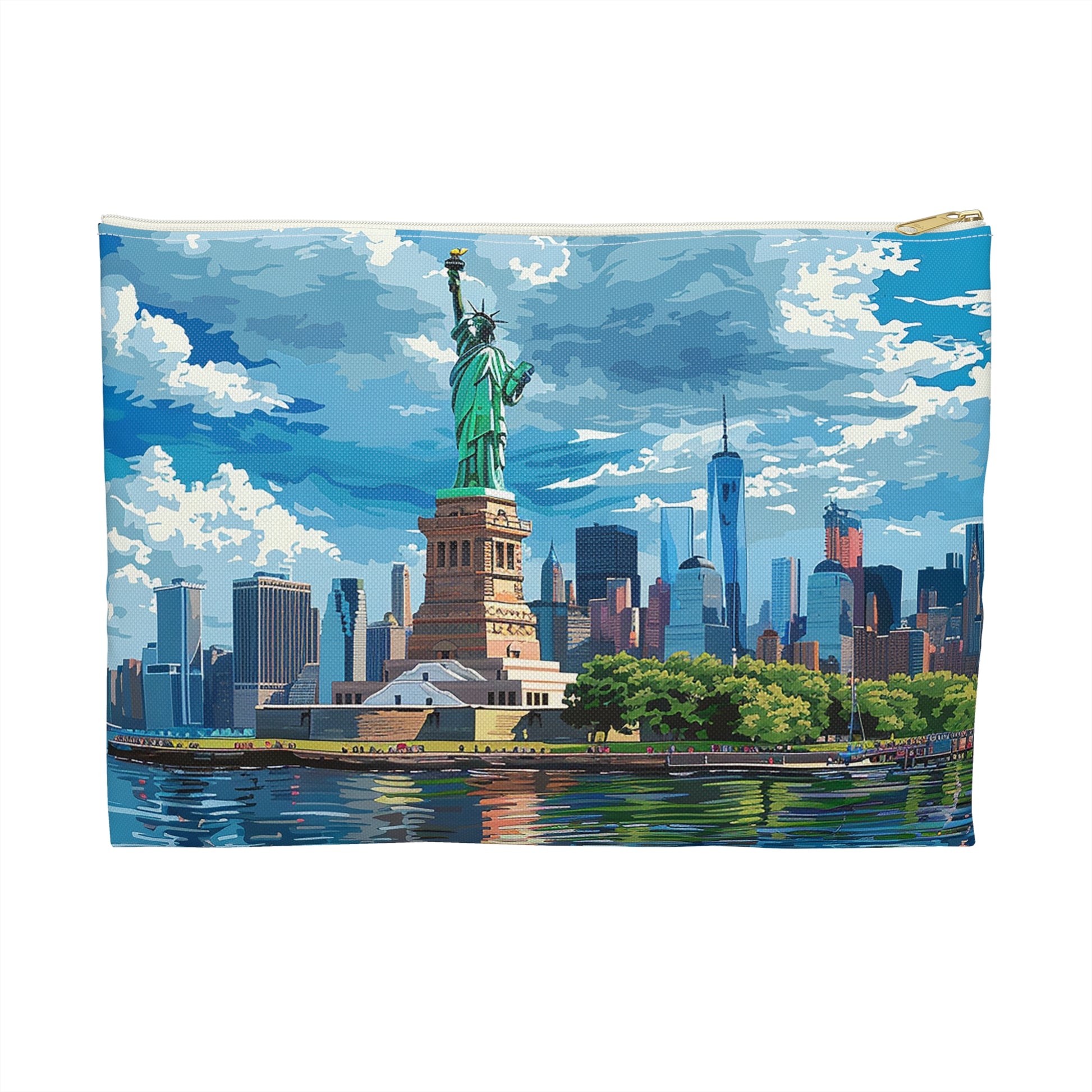 Statue of Liberty Accessory Pouch - Carry the Spirit of Liberty Wherever You Go! Available in 2 sizes.
