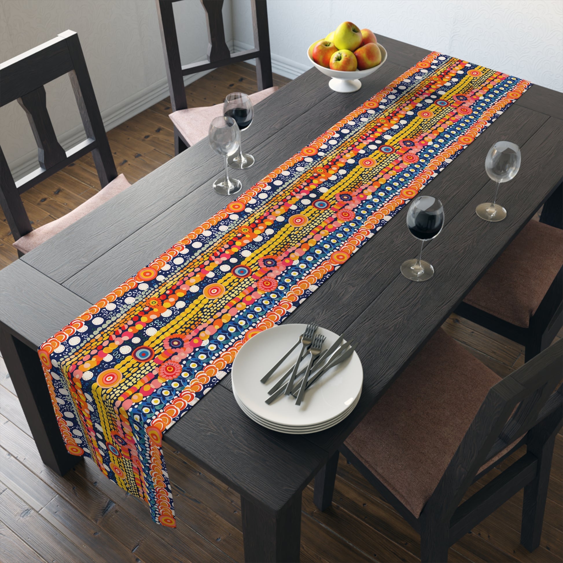 Dotty Delight Table Runner - Bring the Fun to Your Table with a Pop of Dots! Available in 2 sizes.