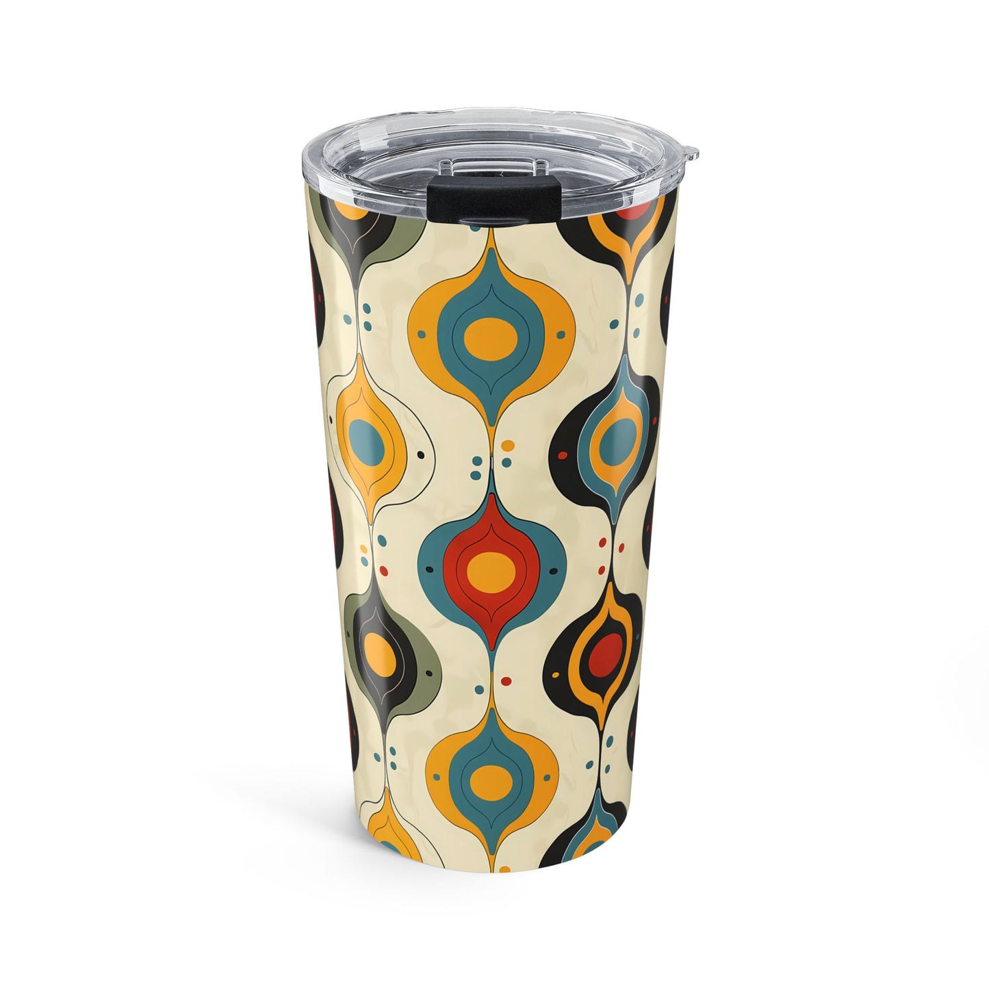 Retro Swinging Baubles Insulated Tumbler - 20 oz. Stainless Steel, Glossy Finish