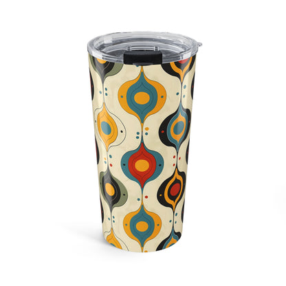 Retro Swinging Baubles Insulated Tumbler - 20 oz. Stainless Steel, Glossy Finish