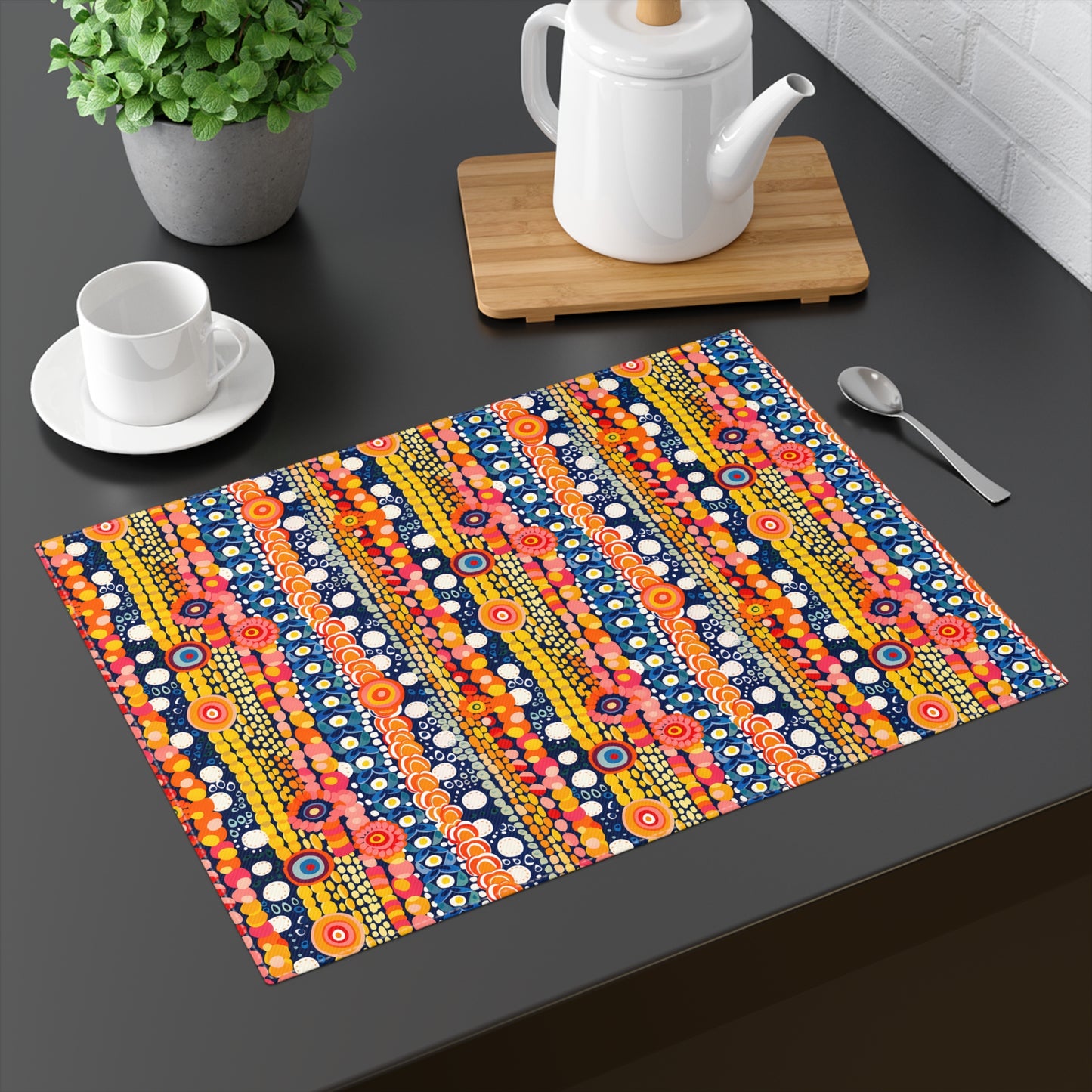 Dotty Delight Placemat - 18" x 14".