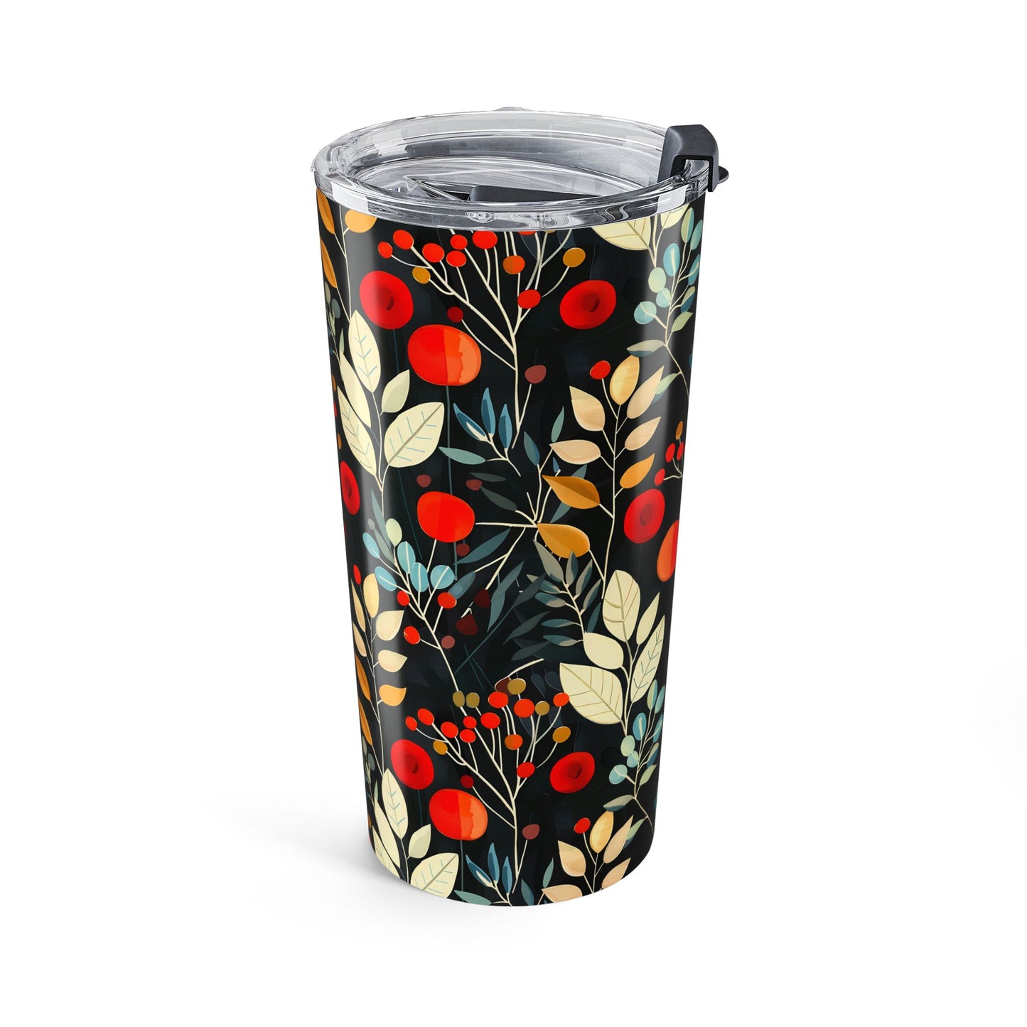 Retro Woodland Whispers Insulated Tumbler - 20 oz. Stainless Steel, Glossy Finish