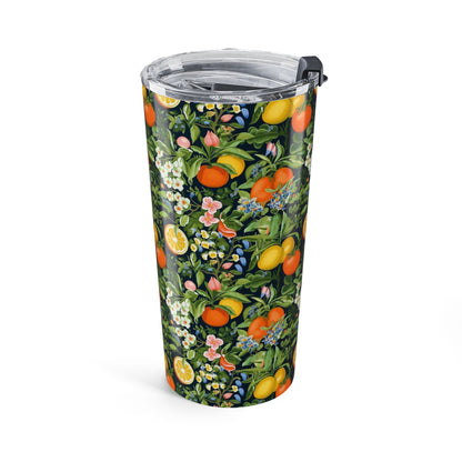 Classic Fruit & Floral Insulated Tumbler - 20 oz. Stainless Steel, Glossy Finish