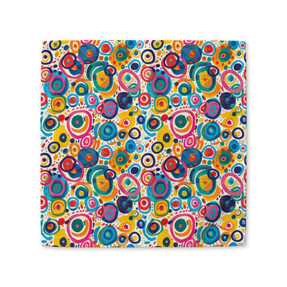 Pop Art Swirls cotton twill napkin