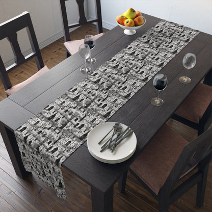 Spooky Gothic Cemetery Chic Halloween Table Runner - Cotton Twill - Available in 2 sizes: 16" x 72" and 16" x 90".