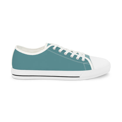 Arctic Ocean Men's Two-Tone Low Top Sneakers - Step into the Arctic – Where Modern Minimalism Meets Cool Elegance!