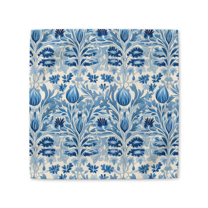 Dutch Blue Tulip cotton twill napkin