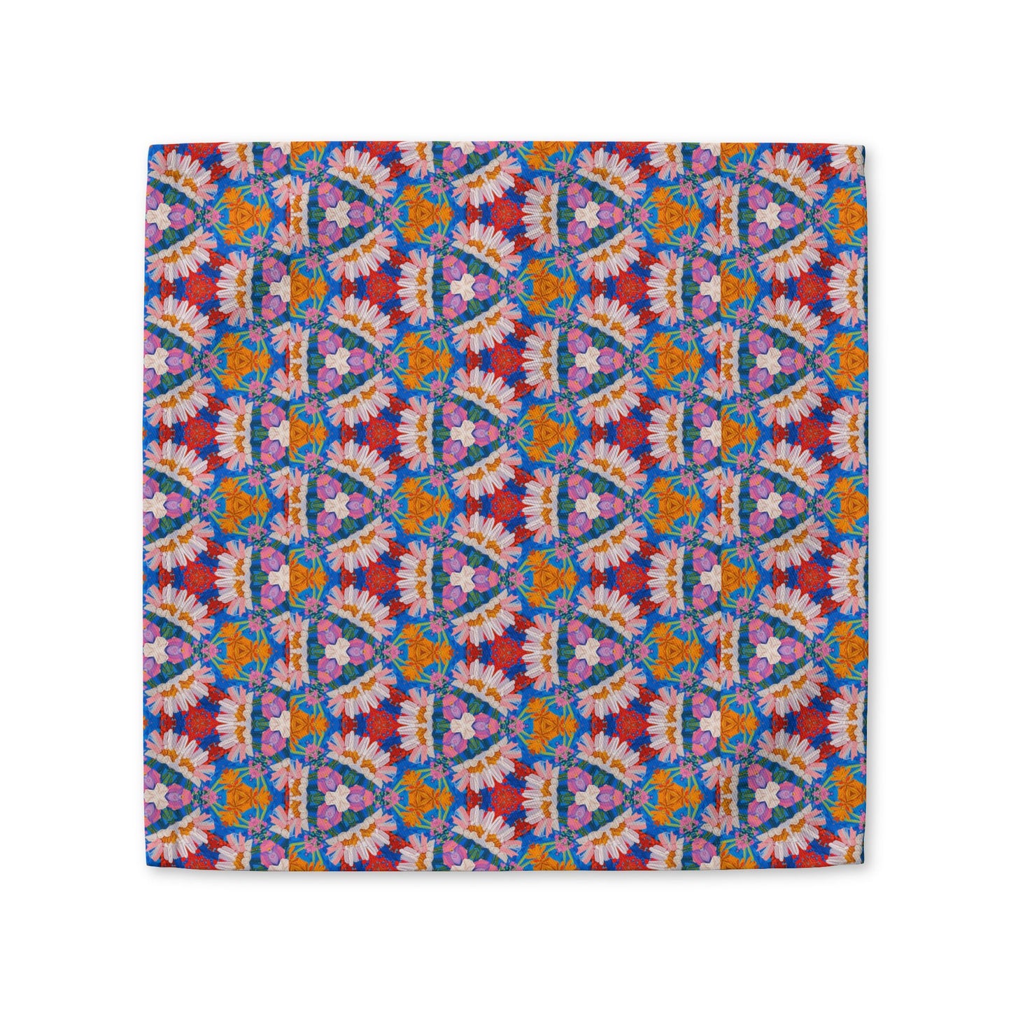 Prismatic Petal Paradise cotton twill napkin
