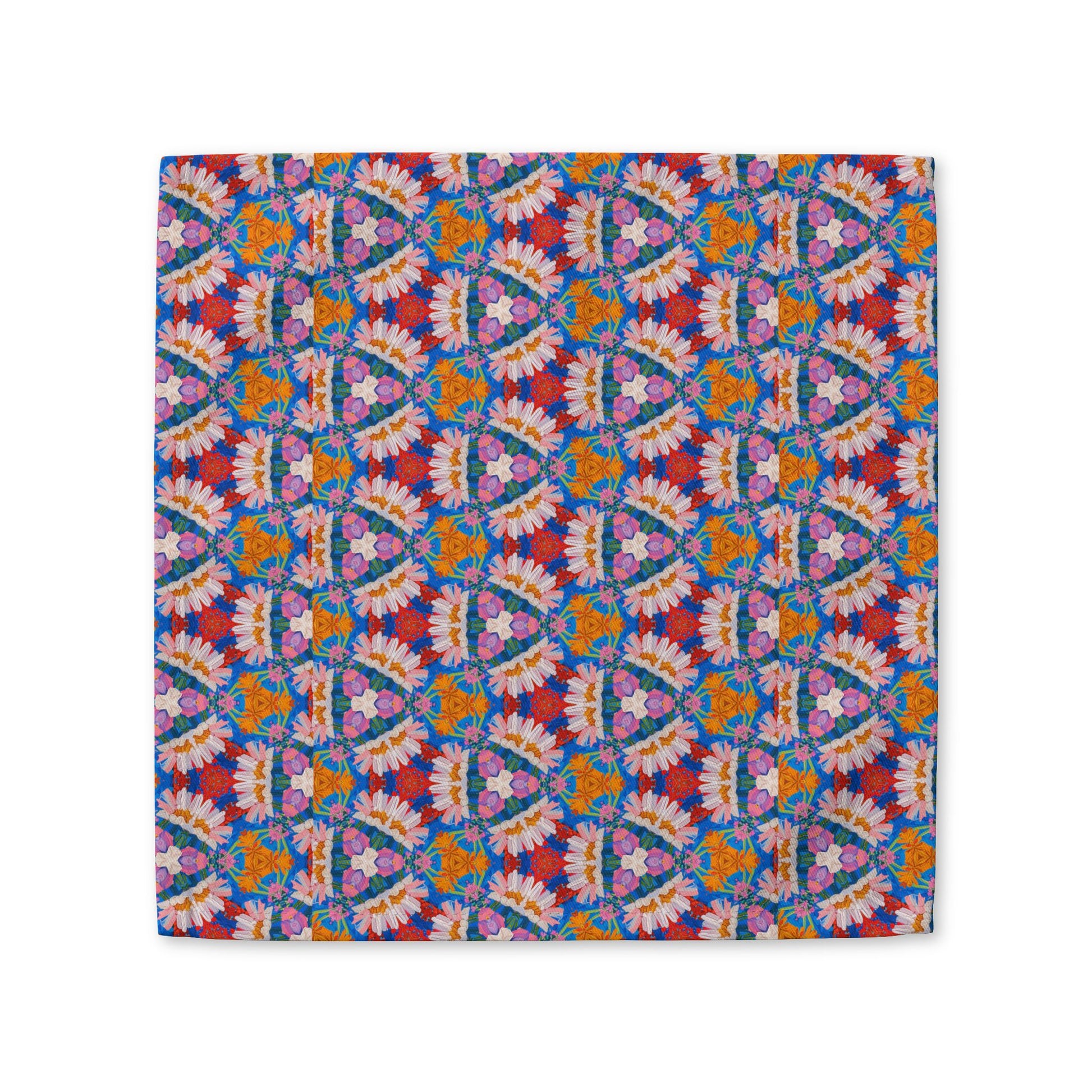 Prismatic Petal Paradise cotton twill napkin