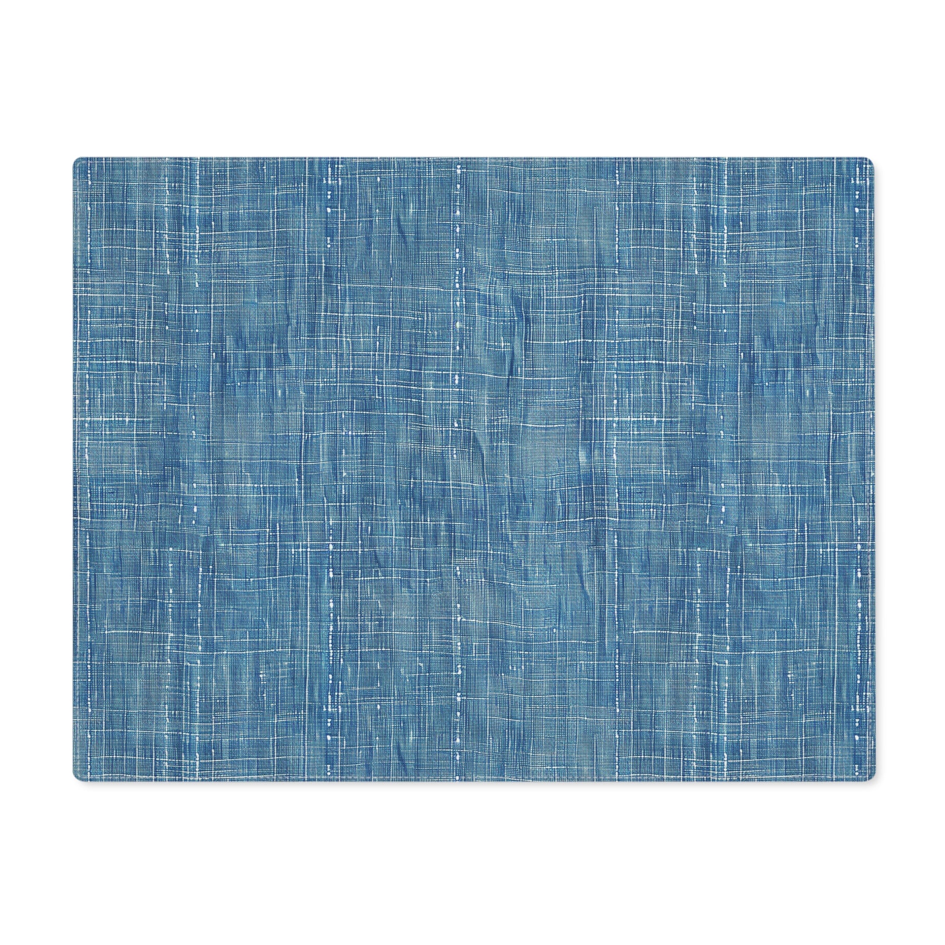 Blue Denim Placemat - Elevate Your Table Settings with Linen-Like Denim-Inspired Elegance! Cotton Twill - 18" x 14"