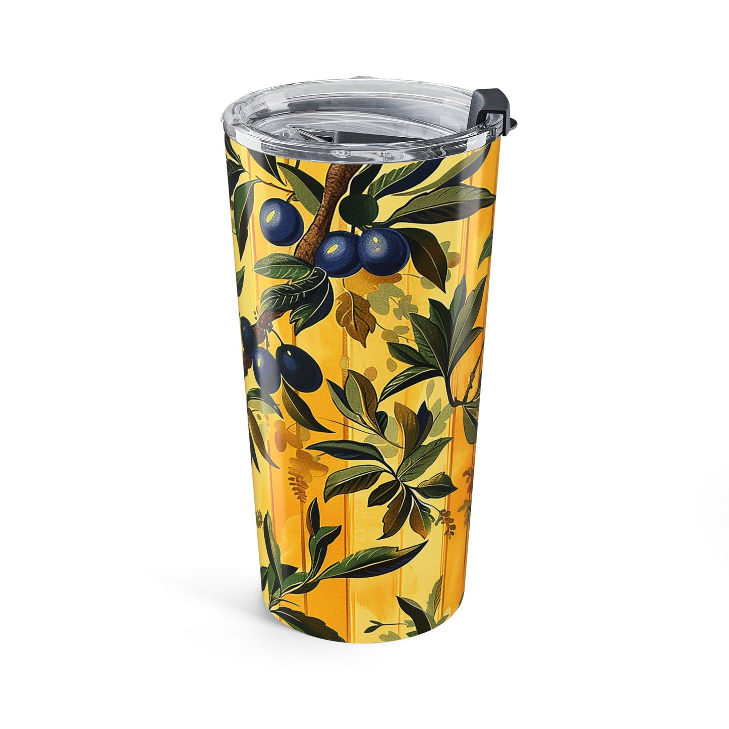 Olives & Sunshine Delight Insulated Tumbler - 20 oz. Stainless Steel, Glossy Finish
