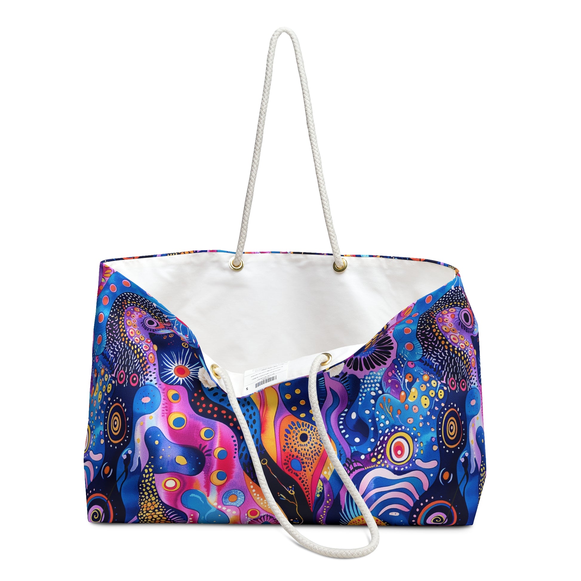 Purple Craziness Weekender Bag - Travel in Style - Embrace Your Vibrant Side!