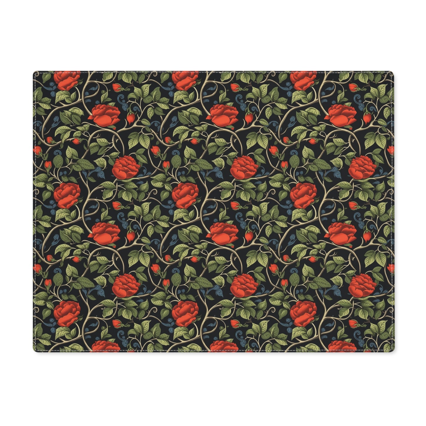 Red Red Rose Placemat - 18" x 14".