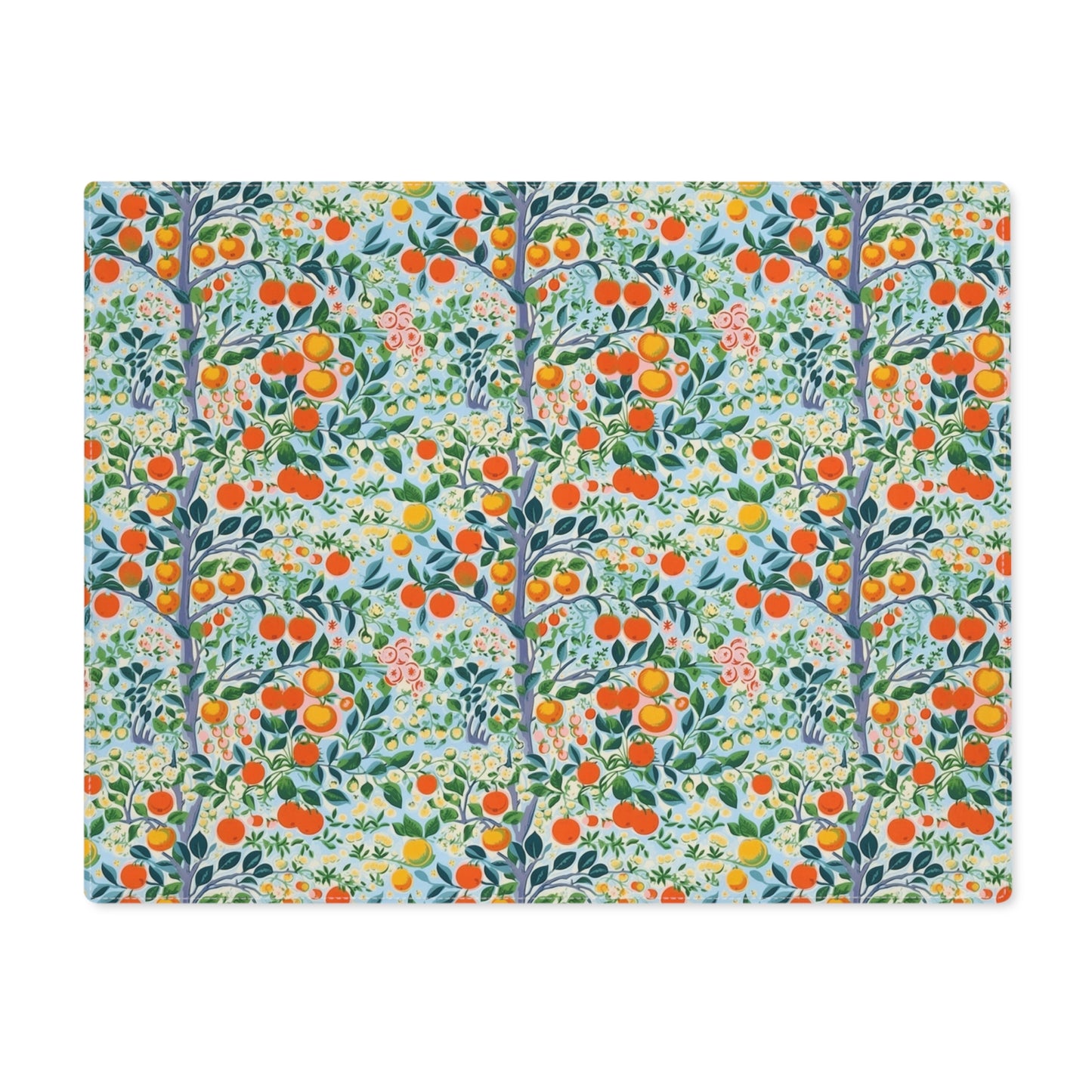Modern Citrus Tree Placemat - 18" x 14".