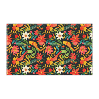 Blooming Bird Wonderland Kitchen Towel - Cotton Twill - 18" x 30"