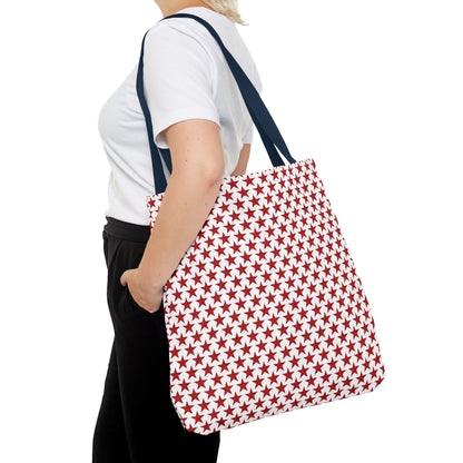 Star-Spangled Sparkle Tote Bag - Carry a Burst of Patriotic Sparkle! Available in 3 sizes.