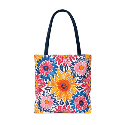 Sunsplash Petals Tote Bag - Radiate Sunshine and Style Wherever You Go! Available in 3 sizes.