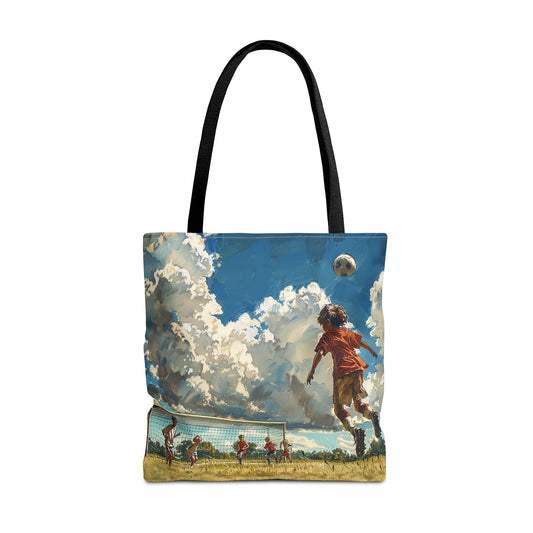 Kickoff Kids Soccer Tote Bag - Carry the Game - Where Every Day is Match Day! Available in 3 sizes.