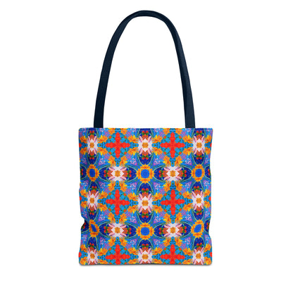 Floral Tapestry Wanderlust Tote Bag - Wander in Style with a Tapestry of Color! Available in 3 sizes.