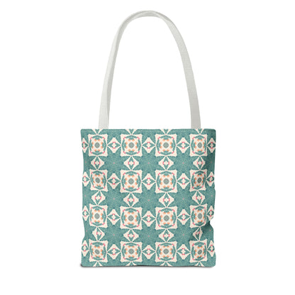 Desert Cactus Star Tile Tote Bag - Carry Southwest Charm Wherever You Go! Available in 3 sizes.